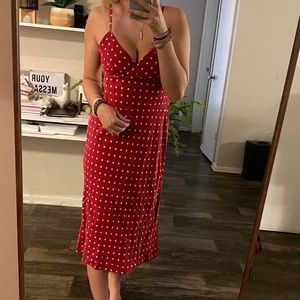 I.N.C International Concept Petite Polka Dot Dress